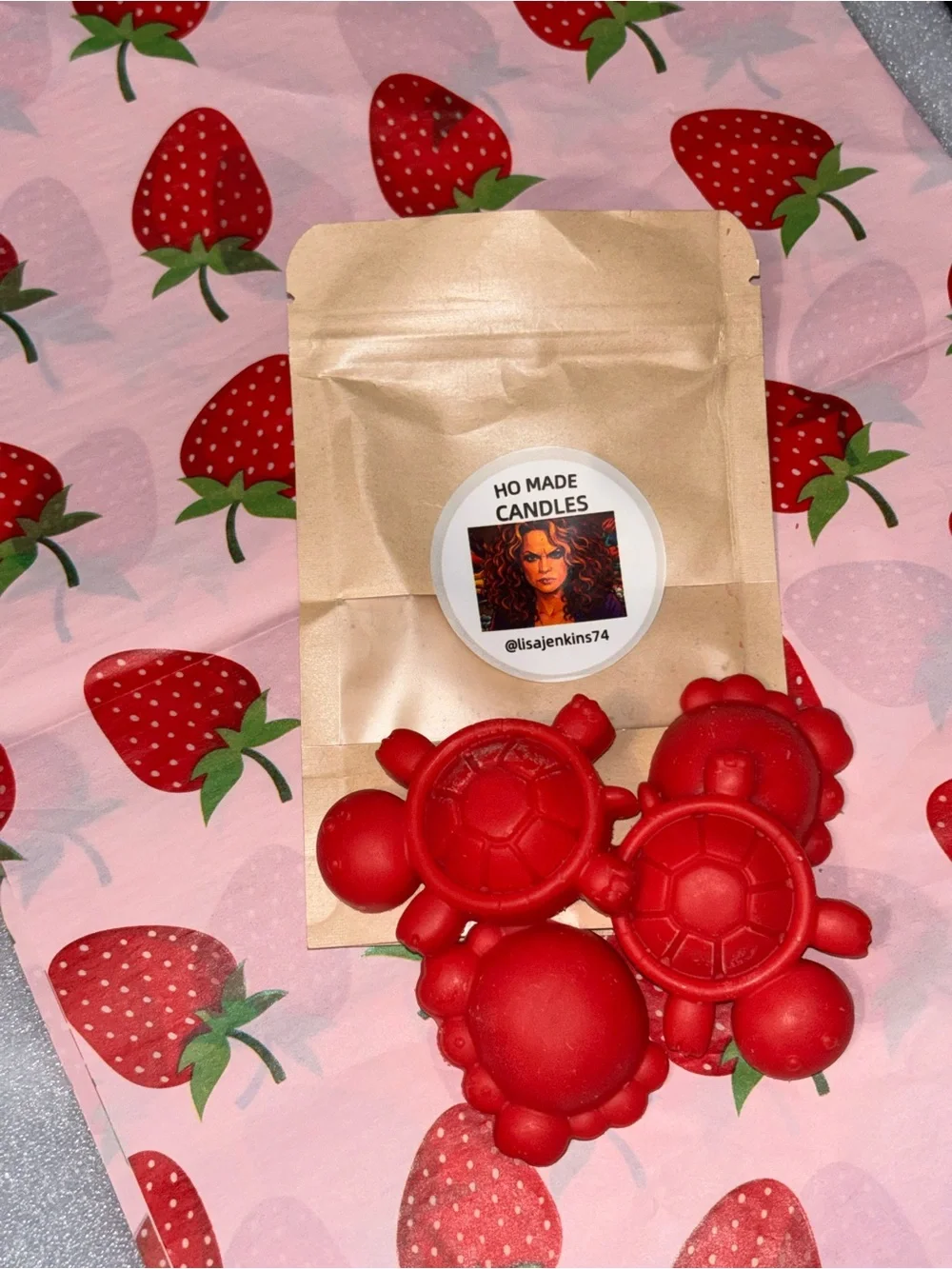 Strawberry fields scented wax melts